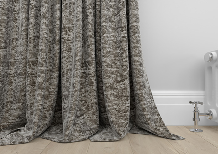 Cyrus Crushed Velvet, Moonlight - Made to Measure Curtains - Image 6
